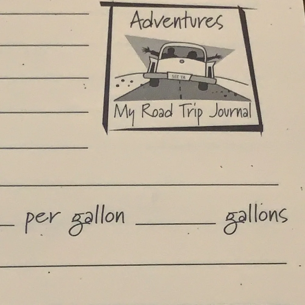 Write it down journal Adventures Road trip journal spiral-bound new w/o tags - Picture 8 of 13